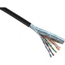 Solarix SXKD-5E-FTP-PE FTP, CAT 5e, 305m, černý