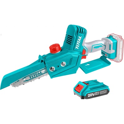 TOTAL Řetězová pila AKU, mini, 20V LI-ION, Brushless, 1ks baterie, 1ks nabíječky EXTTGSLI20685