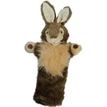 Maňásek na ruku "dlouhý rukáv" maňásek Divoký králík Long Sleeved Glove Puppets 40 cm