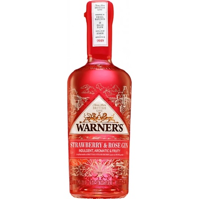 Warner's Strawberry and Rose Gin 40% 0,7 l (holá láhev)