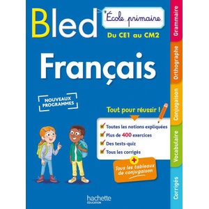 Bled Ecole primaire Français du CE1 au CM2 | Claude Couque (ISBN: 9782017183822)