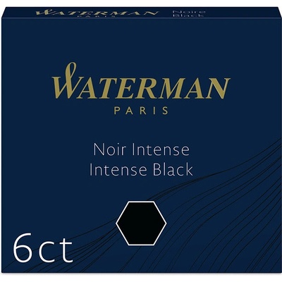 Waterman 1507/7520130 Atramentové bombičky krátke Čierna
