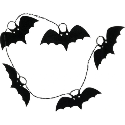 Retlux - LED Dekoračná reťaz HALLOWEEN 10xLED/2xAA/teplá biela 1,3m netopiere FT0990
