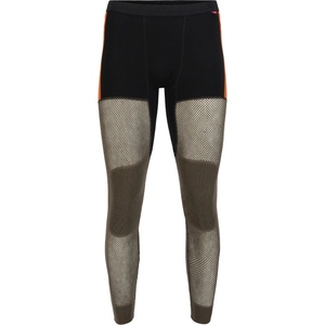Aclima Мъжко мериносово термобельо Aclima WoolNet Hybrid Longs Merino base layer - Jet Black / Tarmac / Gold Flame (015-2204-0113)
