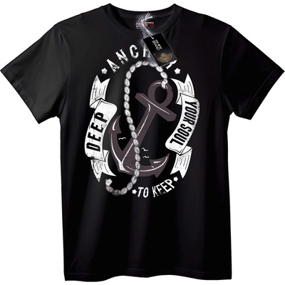 NOONEBRAND Тениска с морска котва - 2XL, White