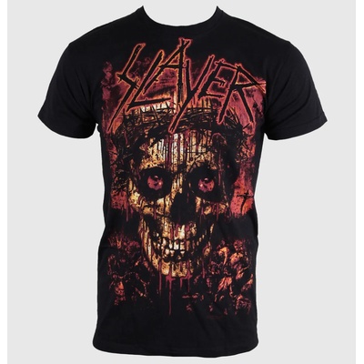 ROCK OFF мъжка тениска Slayer - Crown изд Череп - ROCK OFF - SLAYTEE11MB