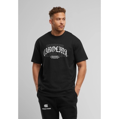 Mister Tee Тениска North Carolina Laces Logo Oversize Tee black XXLUB-MT3726-00007 - Тъмносив, размер XS