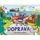 Detské samolepky Jiří Models Samolepkový album DOPRAVA
