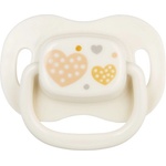 Canpol Силиконова залъгалка Canpol - Newborn Baby, 0-6 месеца, бяла (22/580_bei) - baby