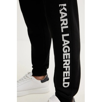 Karl Lagerfeld Памучен спортен панталон Karl Lagerfeld мъжки в черно с принт 554917.705401 (554917.705401)