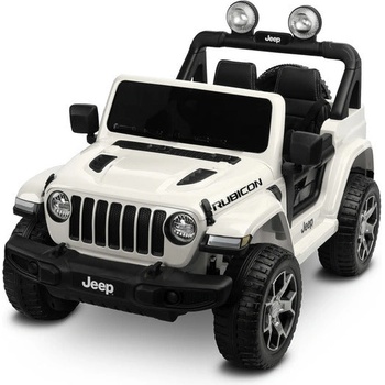 Toyz Офроуд Акумулаторен Автомобил Jeep Rubicоn Бял Caretero Toyz (TOYZ-7171)