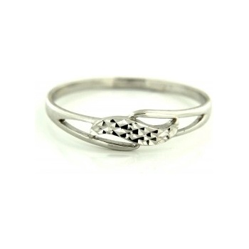 KA A-DC-615W Zlatý prsteň z bieleho zlata