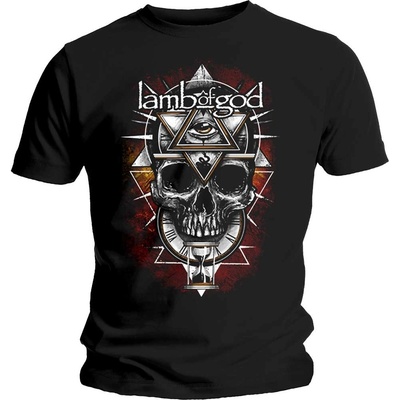 Lamb of God tričko All Seeing red čierne