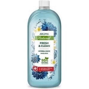 AROMA Течен сапун Арома 900 мл пълнител aroma natural fresh&clea (3463643)
