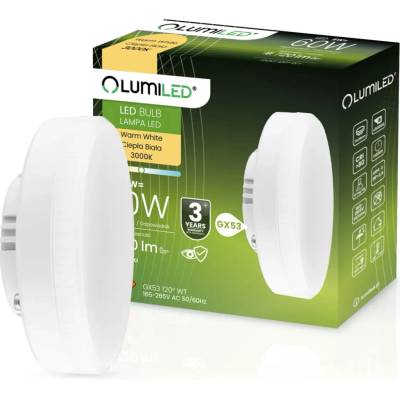 Lumiled LED žiarovka GX53 8W = 60W 720lm 3000K Warm 120°