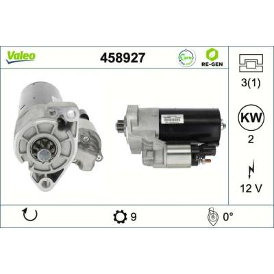 Startér VALEO 458927