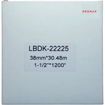 NEOMAX ЛЕНТА ЗА ЕТИКЕТНИ ПРИНТЕРИ BROTHER ТИП QP - CONTINUOUS PAPER TAPE - 38 mm x 30, 48 m - DK22225 (DK-22225) - PNLB-22225 - NEOMAX (300BRADK22225N)