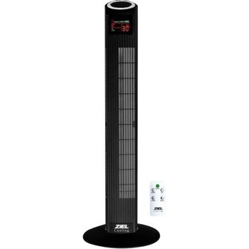 Ziel Вентилатор кула Ziel с дистанционно управление, 60 W, Черен , 91 см (3548813)