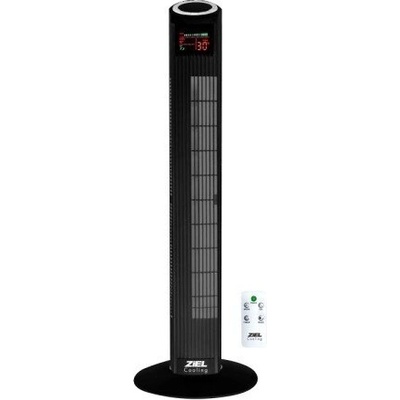 Ziel Вентилатор кула Ziel с дистанционно управление, 60 W, Черен , 91 см (3548813)