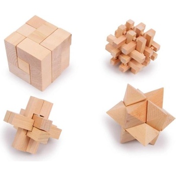 Small foot by Legler Small Foot Дървени пъзели комплект 4 бр