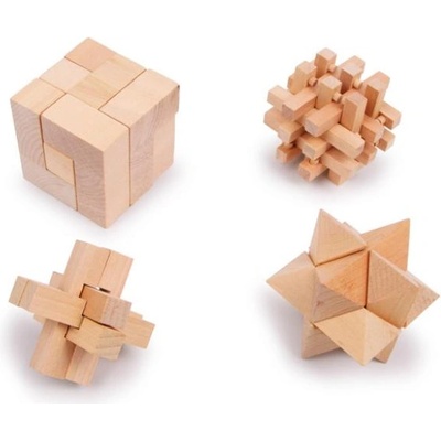 Small foot by Legler Small Foot Дървени пъзели комплект 4 бр