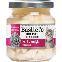 Basttet'o Holistické morčacie filé v želé pre mačiatka 130 g