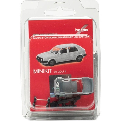 Herpa Volkswagen Golf II šedá Minikit stavebnice 1:87