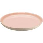 Emile henry (Франция) Керамична чиния emile henry dessert plate десертна - цвят розов и екрю (eh 8915-r4)