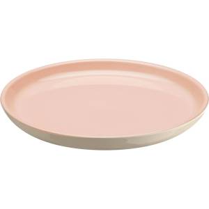 Emile henry (Франция) Керамична чиния emile henry dessert plate десертна - цвят розов и екрю (eh 8915-r4)
