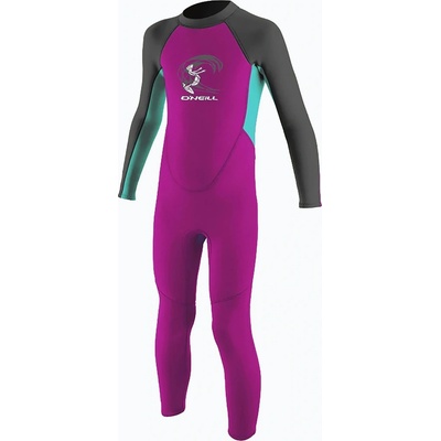 Dětský O'Neill Toddler Reactor-2 2 mm Back Zip Full dr8/berry/lt aqua/graph