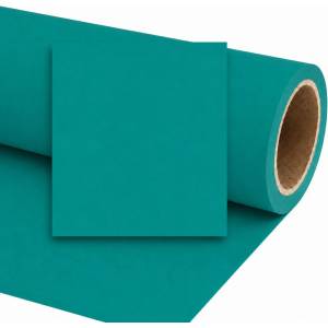 VISICO Хартиен фон Blue-Green #07 - 1.35 × 10 m, синьо-зелен