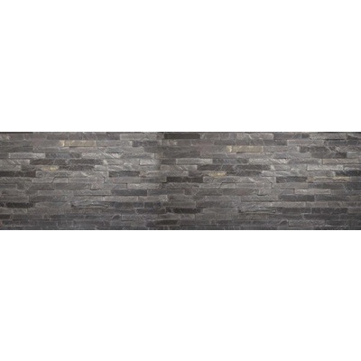 mySPOTTI Samolepící PVC tapeta do kuchyně splash Černé cihličky, rozměry 60x220 cm