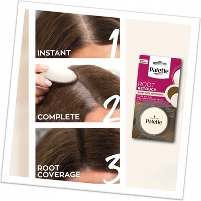 Palette Root Retouch Tmavě Blond Korektor pro Zakrytí Odrůstů 3g x2