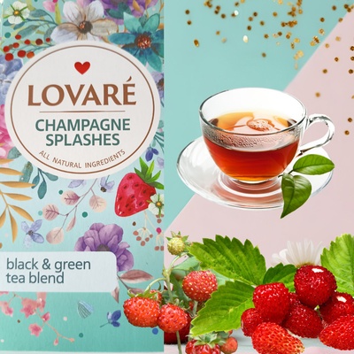 Lovaré Čaj Champagne Splashes 24 sáčků