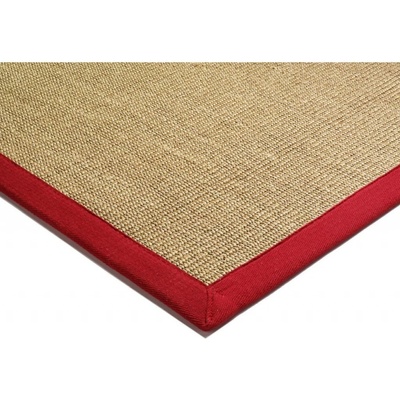 Asiatic London Sisal Linen/Red