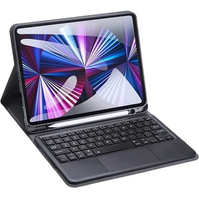 Dux Ducis Калъф с Клавиатура за iPad Pro 11, Dux Ducis Touchpad Keyboard Case, Черен (6934913038147)