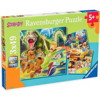 Ravensburger Пъзел Ravensburger от 3 x 49 части - Скуби Ду (05242)