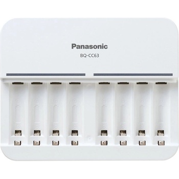 Panasonic Eneloop Charger BQ-CC63E - зарядно с 8 гнезда за презареждаеми батерии (бял)