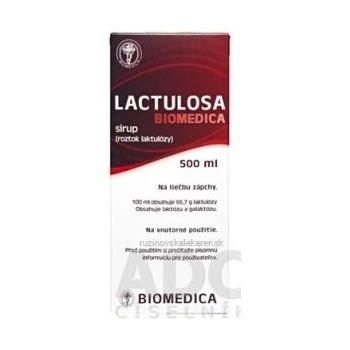 Lactulosa Biomedica sir.1 x 500 ml 50%