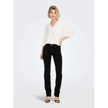 Only Дънки Only Women's Straight Leg Jeans - Washed Black
