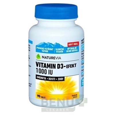 Swiss Vitamín D3 1000IU 90 tabliet