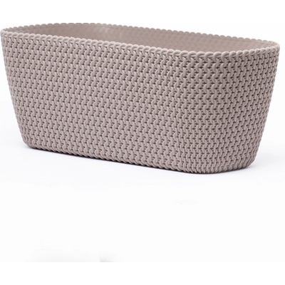 PlasticFuture Truhlík SPOTY CASE mocca, 39,7 cm