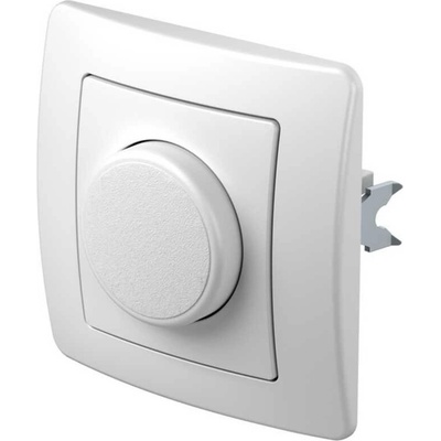 EE19PW-B Stmívač LED otočný 100W - lesklá bílá, TEM