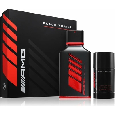 Mercedes-Benz AMG Black Thrill EDP 100 ml + Mercedes-Benz Deostick deodorant 75 g