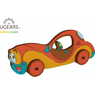 Ugears Auto postav a vymaľuj 10003