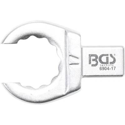 BGS Technic Otevřený očkový klíč 16 mm, nástrčný s upínáním 9 x 12 mm BGS 6904-17