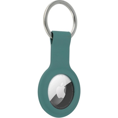 PTK Silikonové pouzdro držák s kroužkem pro Apple AirTag zelený 5903396117664