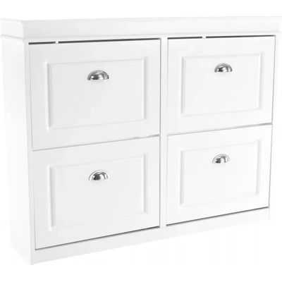 Шкаф за обувки Sеber type 5 105x24x82.5 cm Бял