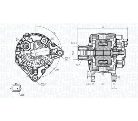 generátor MAGNETI MARELLI MQA5356