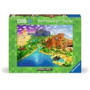 Ravensburger Puzzles 1500 World of Minecraft